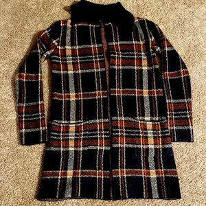 Beautiful knee length cardigan.